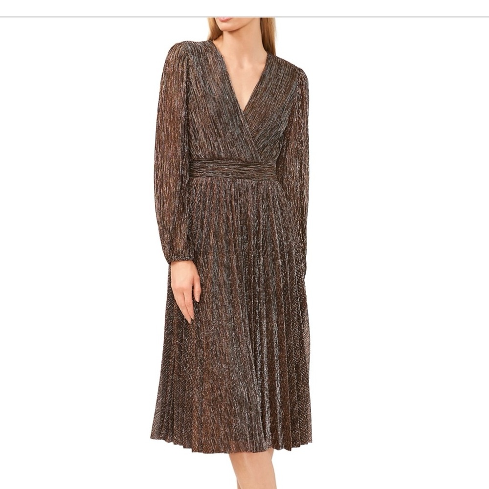 Bronze Midi Dress